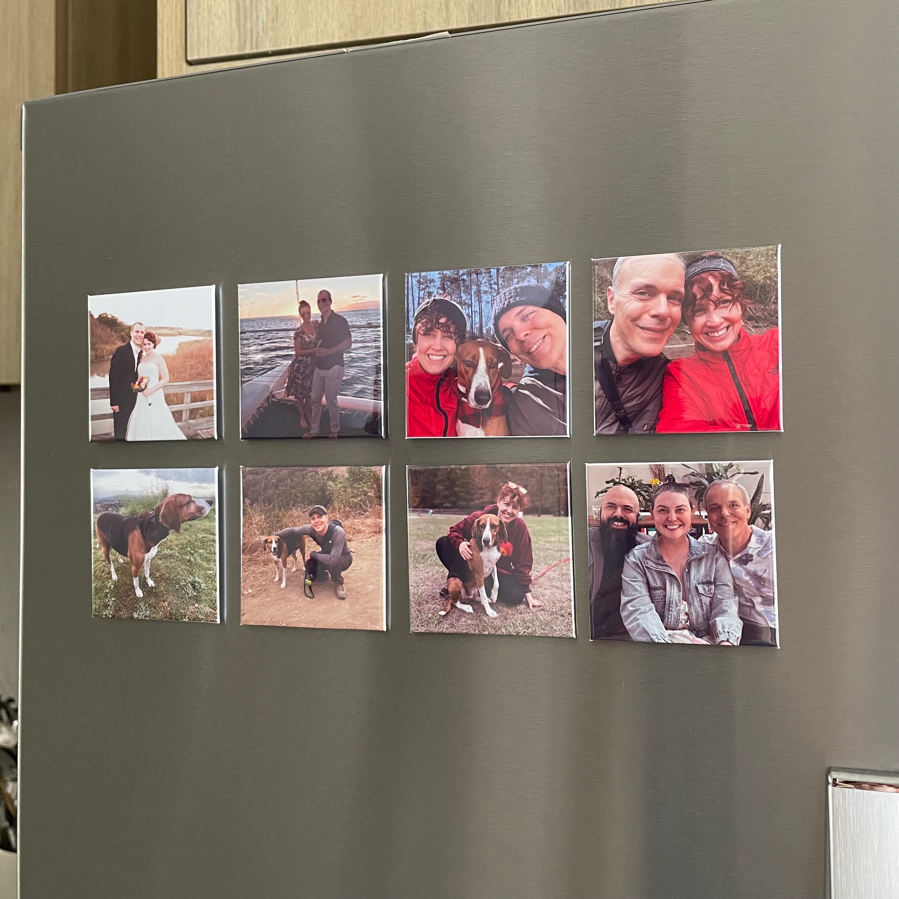 Custom Photo Magnets — 2.5"×2.5" Handmade in Chicagoland