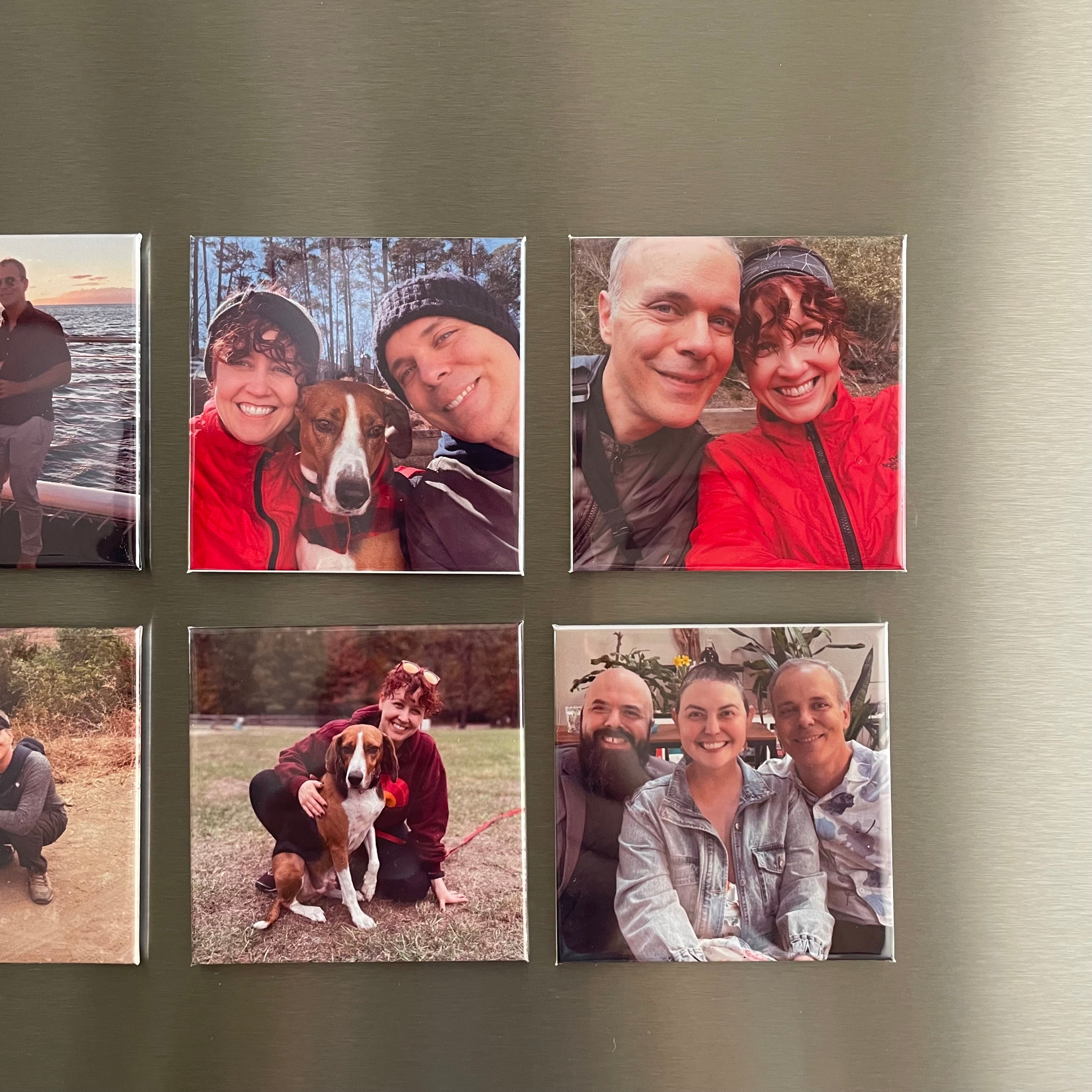 Custom Photo Magnets — 2.5"×2.5" Handmade in Chicagoland